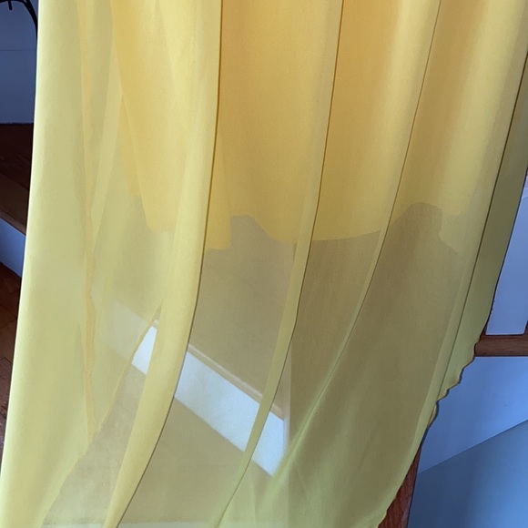 HIGH LOW Nude & Yellow Dress 💛 - Picture 3 of 9